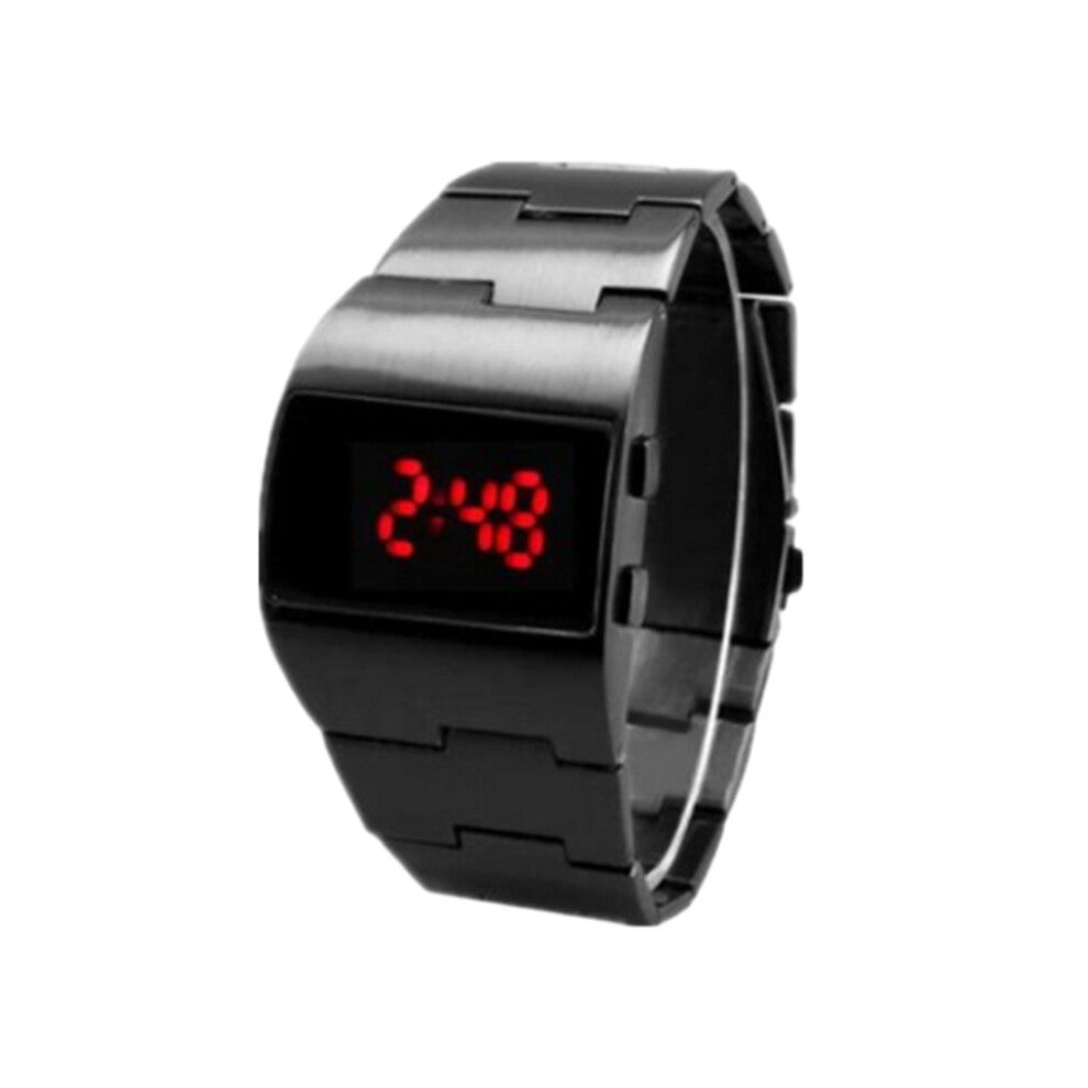 (Gun red light) LED Wrist Watches Fashionable And Functional Accessories For All Alloy