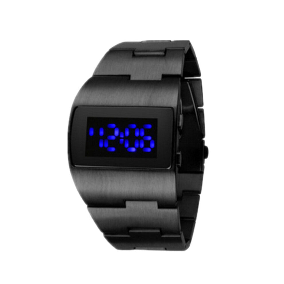(Gun blue light) LED Wrist Watches Fashionable And Functional Accessories For All Alloy