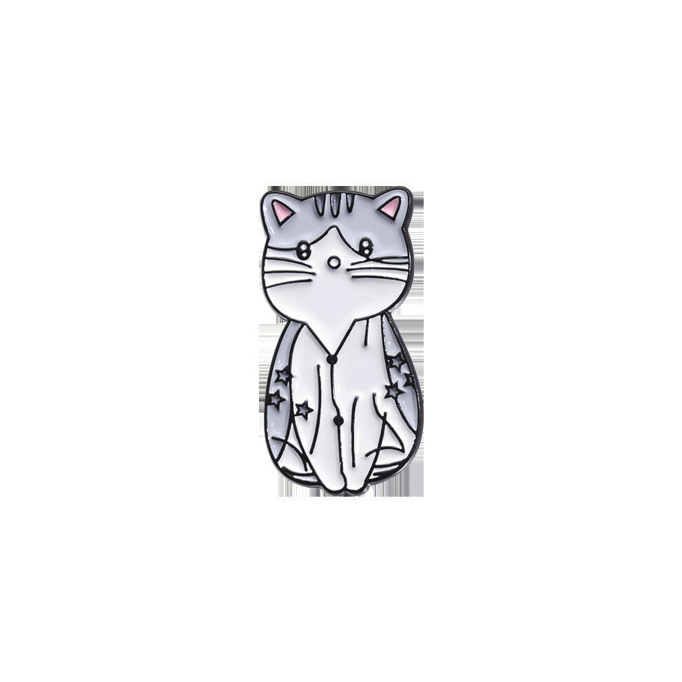 (QHXZ407) Shaped Charming Cat Brooch Enamel Pin Featuring Taylor Swift Inspired Design Lovers For Fashion