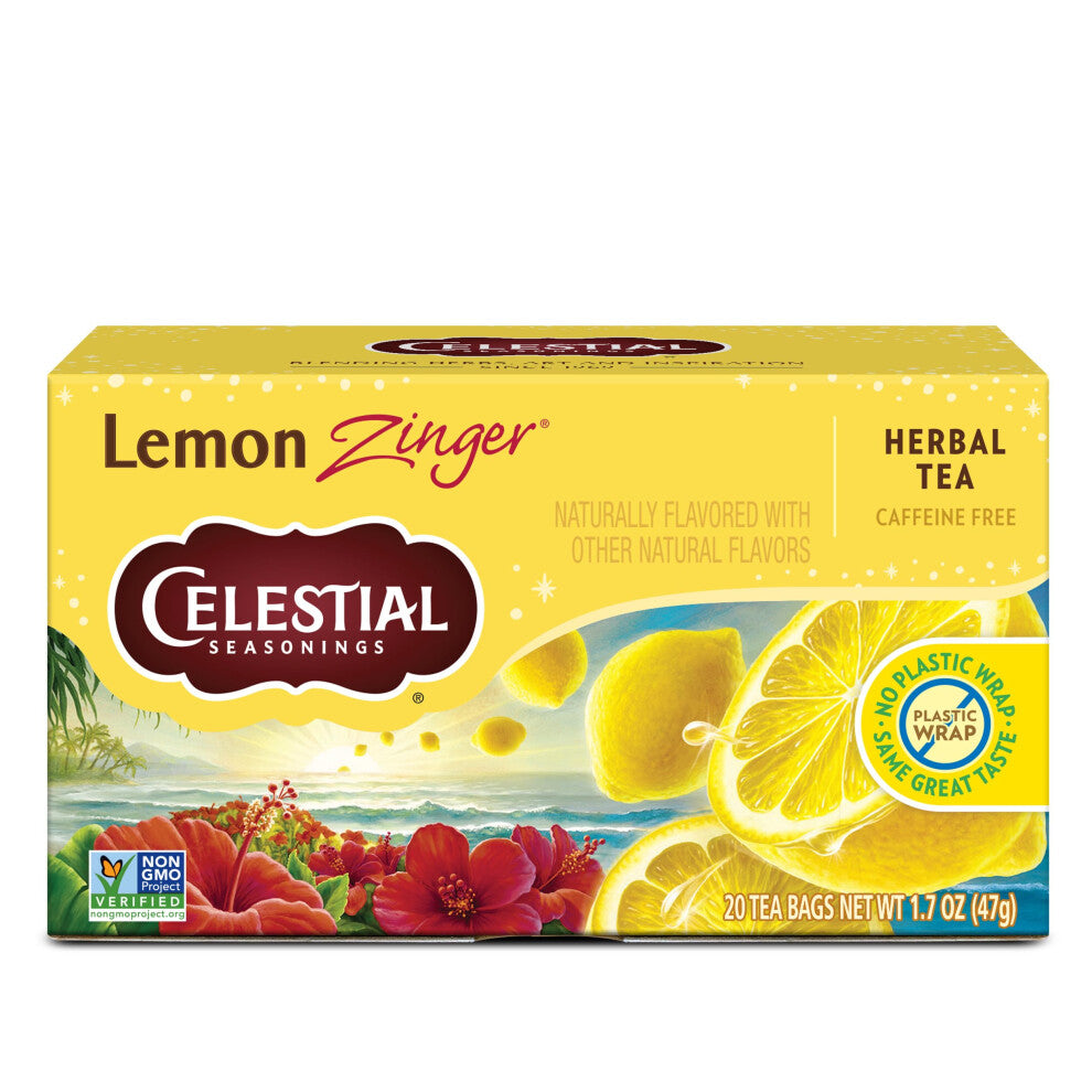 Celestial | Lemon Zinger Tea | 6 x 20 Bags