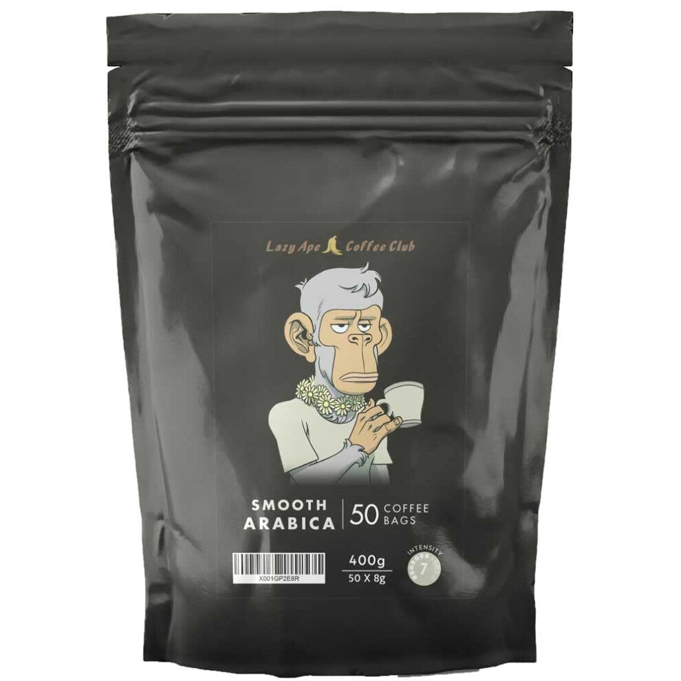 Lazy Ape Coffee Club - 50 Coffee Bags | SMOOTH ARABICA