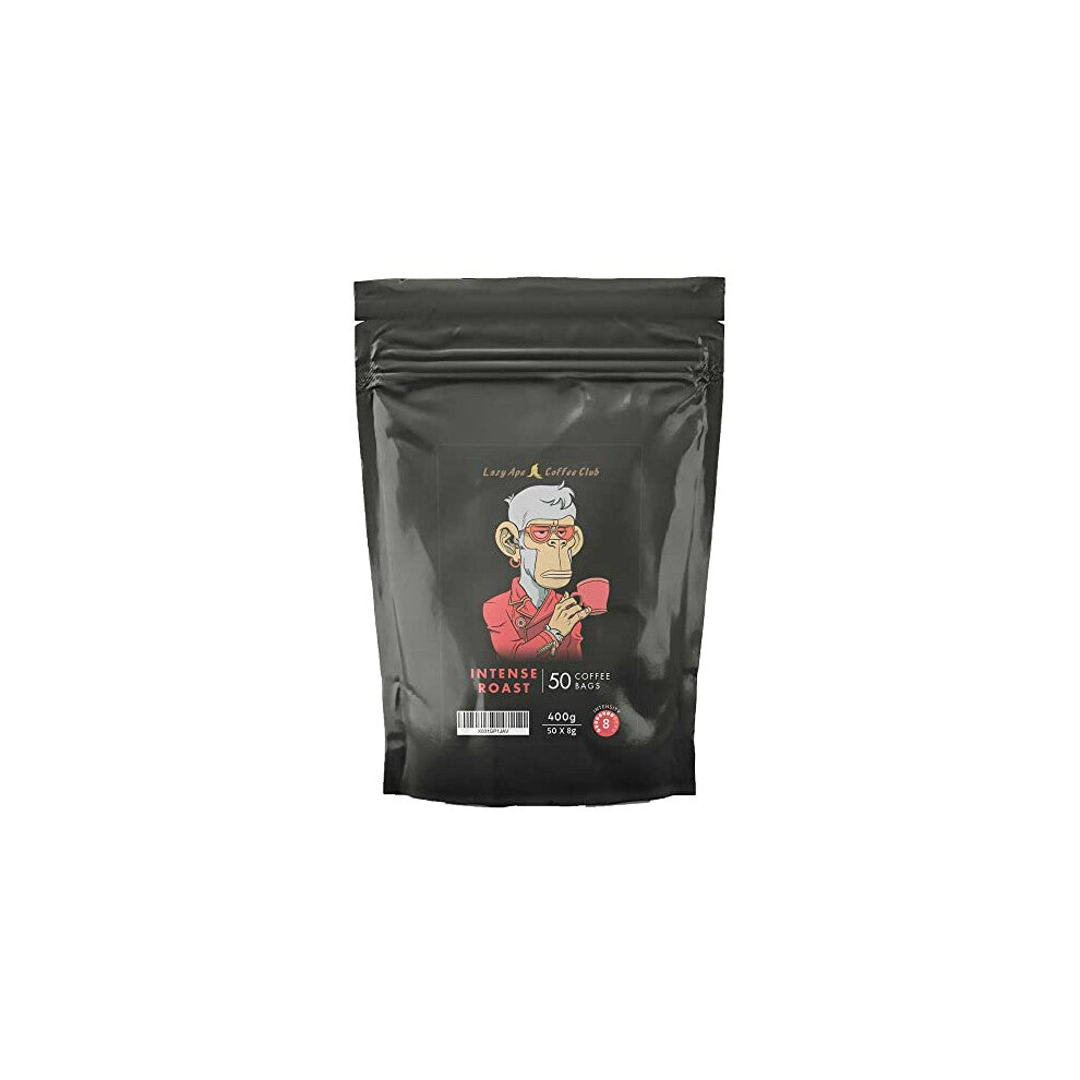 Lazy Ape Coffee Club - 50 Coffee Bags | INTENSE ROAST