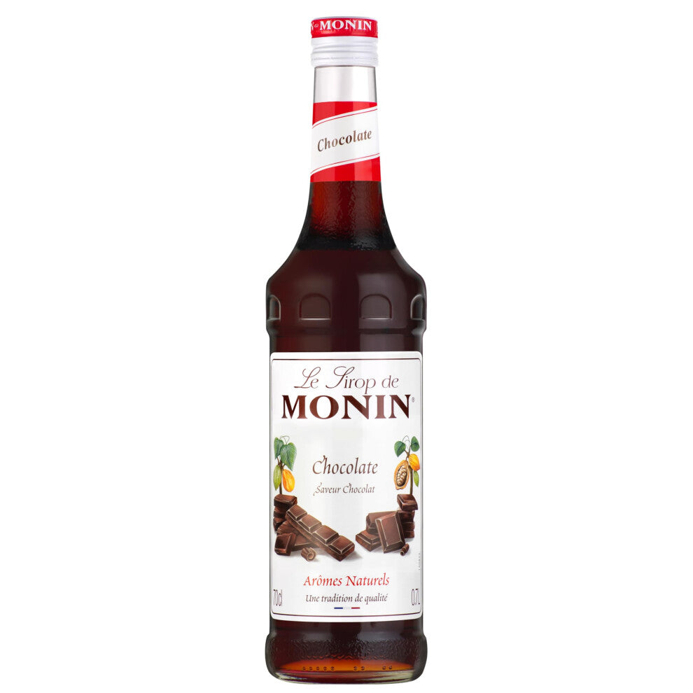 MONIN Premium Chocolate Syrup 700ml for Coffee and Cocktails. Vegan-Friendly, Allergen-Free, 100% Natural Flavours and Colourings