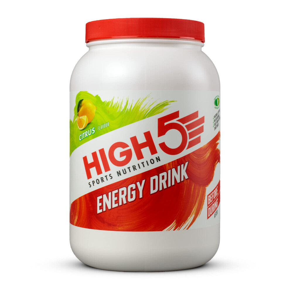 HIGH5 Energy Drink - Electrolytes Sport Energy Drink Powder - Isotonic Drink with 2:1 Fructose - Hydration for Running, Cycling, Endurance Fuel -