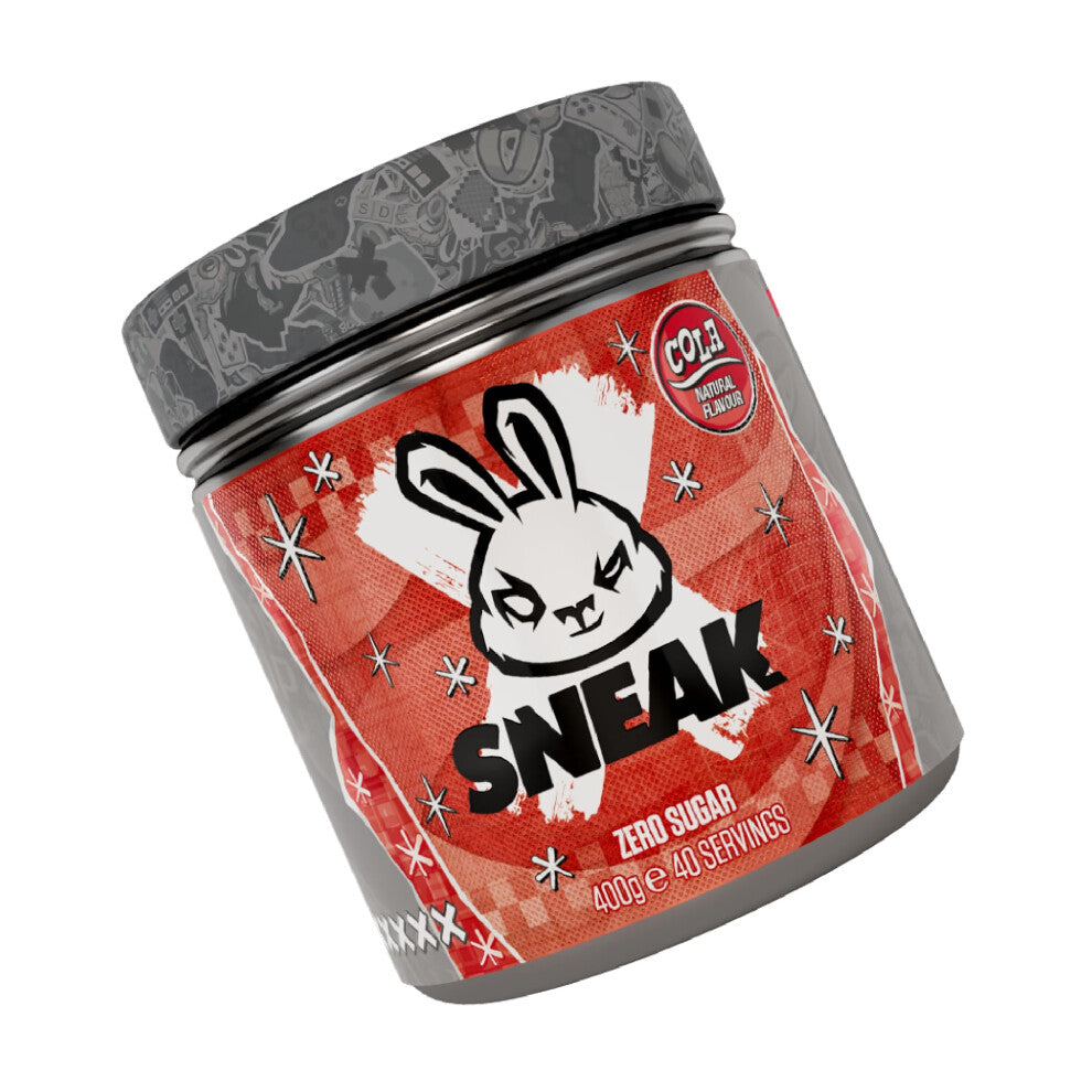 SNEAK Energy Drink Powder | Cola | No Sugar. No Nasties. Just Natural Caffeine, Focus-Boosting Nootropics | 40 Servings