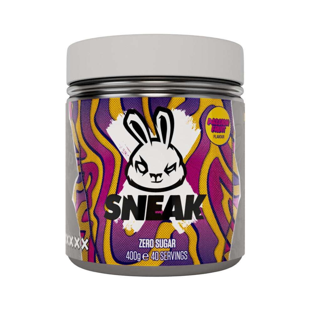 SNEAK Energy Drink Powder | Passion Fruit | No Sugar. No Nasties. Just Natural Caffeine, Focus-Boosting Nootropics | 40 Servings