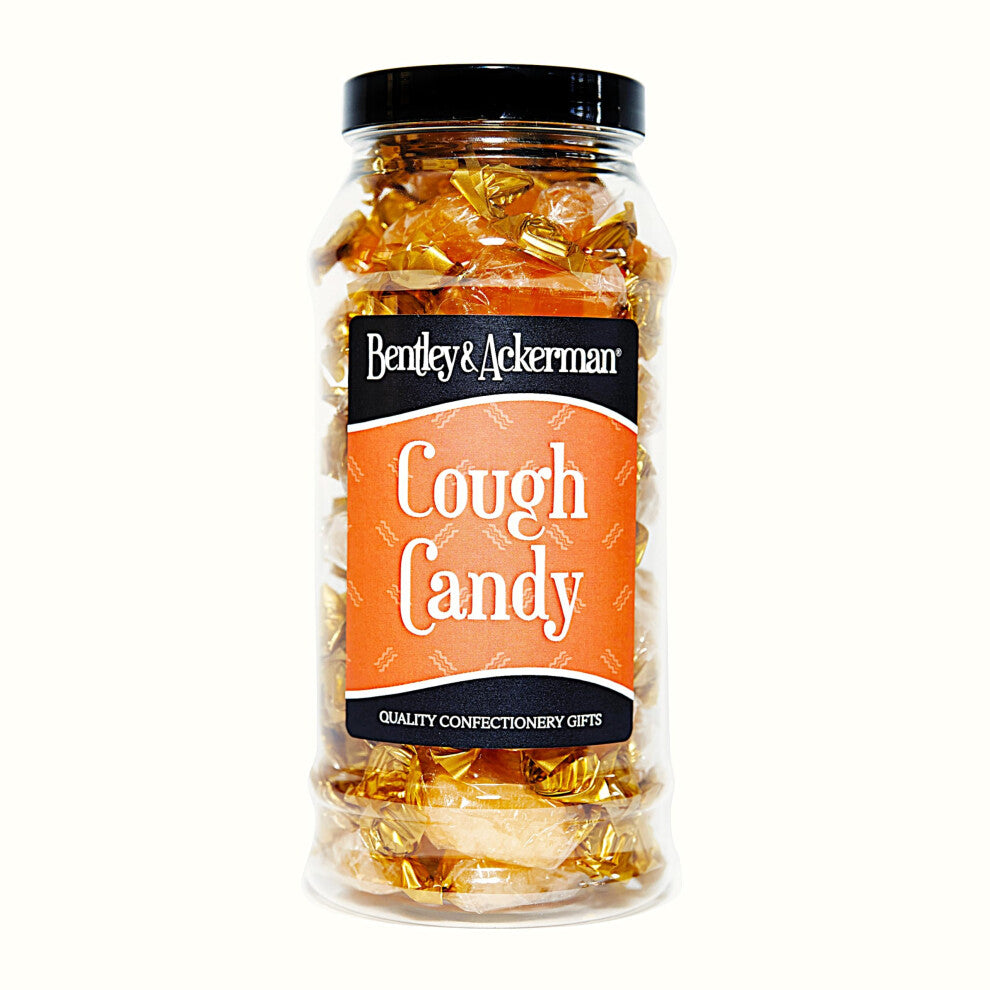 Cough Candy Sweets - (440g) Original Retro Sweets Gift Jar By Bentley & Ackerman's Sweet Shop.