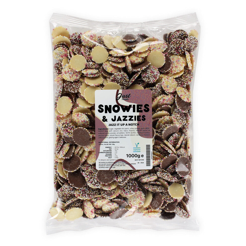Snowies & Jazzies 1000g Party Bag by Just Treats Sweet Shop Collection