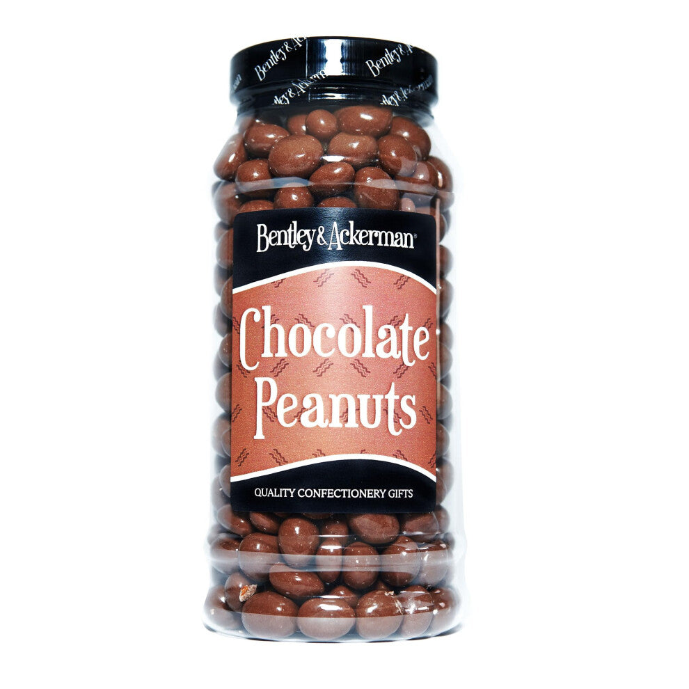Chocolate Peanuts - (635g) Original Crunchy Roasted Chocolate Covered Peanuts ? Luxury Sweet Treat, Perfect for Gifting & Sharing By Bentley &