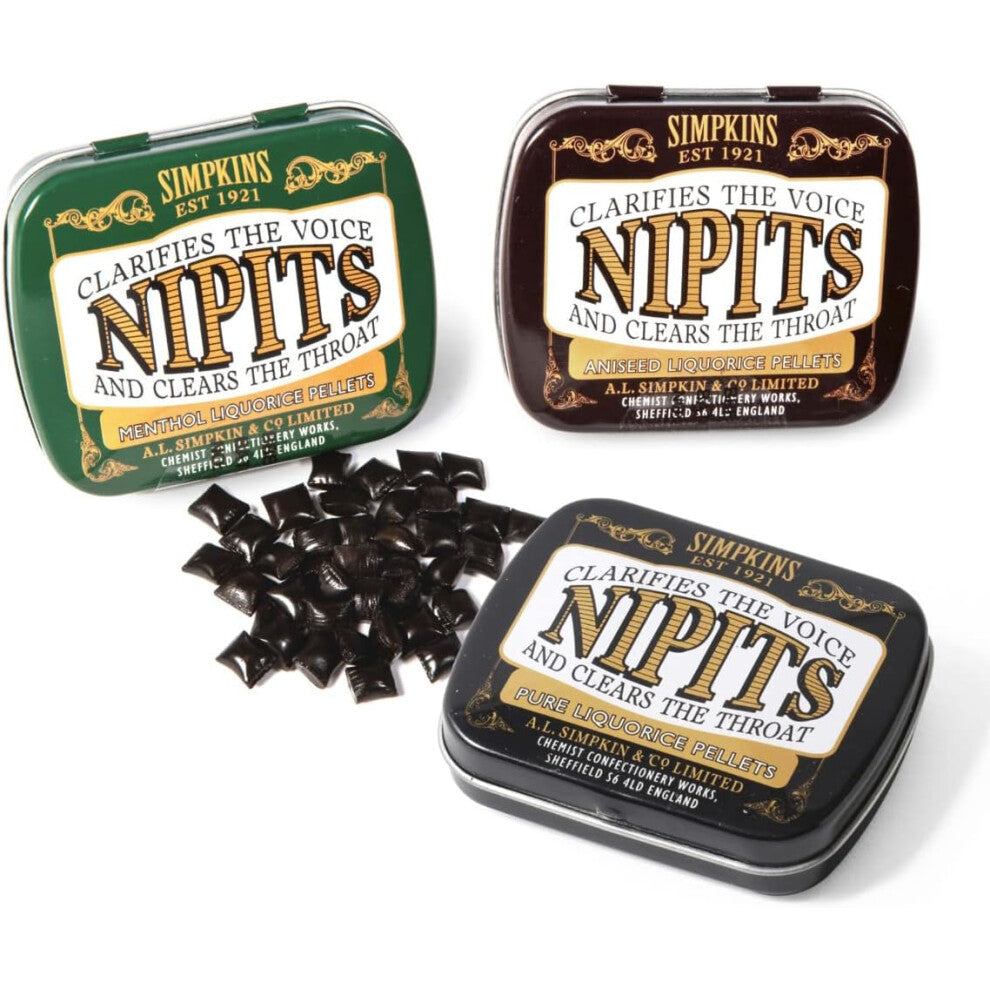 Simpkins Nipits Liquorice Pellets - All 3 Flavours