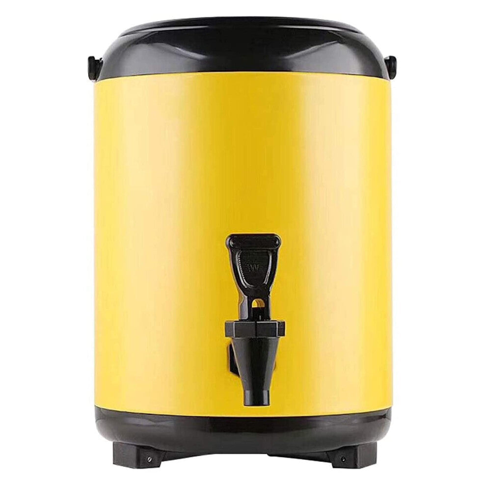 Beverage Dispenser with Tap 8L-10L Insulated Double Walled Hot Water Dispenser for Coffee Juice Tea Cider Milk