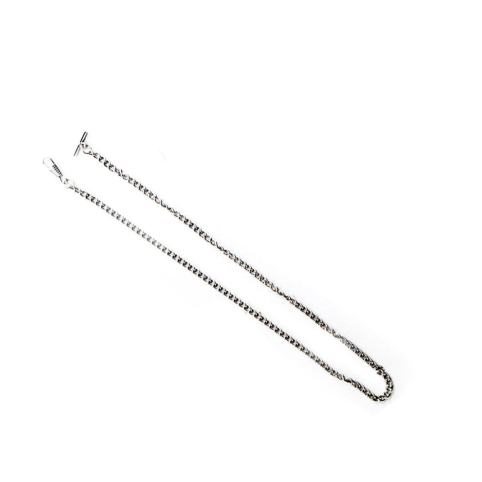 Set of 2 Metal Watch Chains for Pocket Watches, Jeans, Key Chains, Durable Accessories for Clothing and Fashion