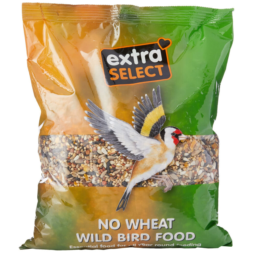 Extra Select No Wheat Wild Bird Food Wheat Free Bird Seed for All Seasons mixed Bird Feed  1kg