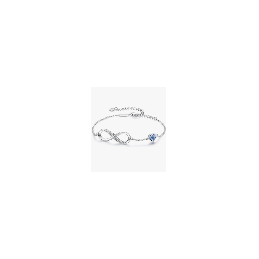 LOUISA SECRET Infinity Bracelets for Womens Jewellery 925 Sterling Silver