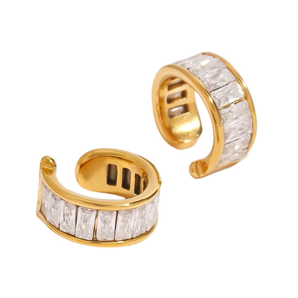 Premium Stainless Steel Ear Clips, Comfortable Allergy-Proof Ear Cuffs for Everyday Wear, Fashion Accessories for All Styles