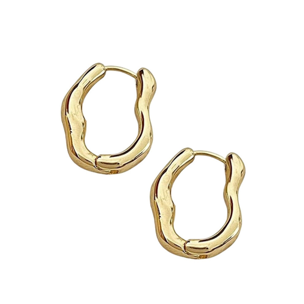 Trendy Geometric Ear Cuffs for Women, Lightweight Comfortable Gold Earrings for Daily Wear, Fashion Accessories