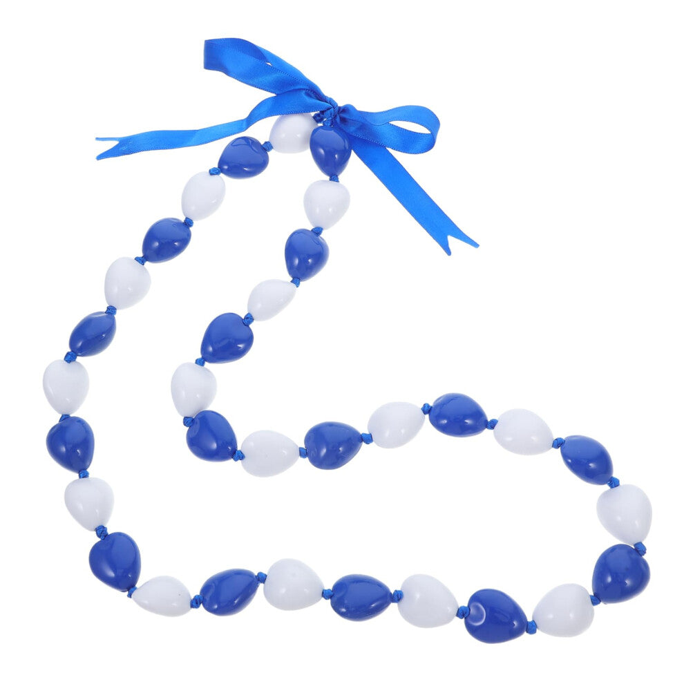 Acrylic Bead Necklace for Graduation Lei Accessories, Class Band, Colorful Design, Adjustable Size