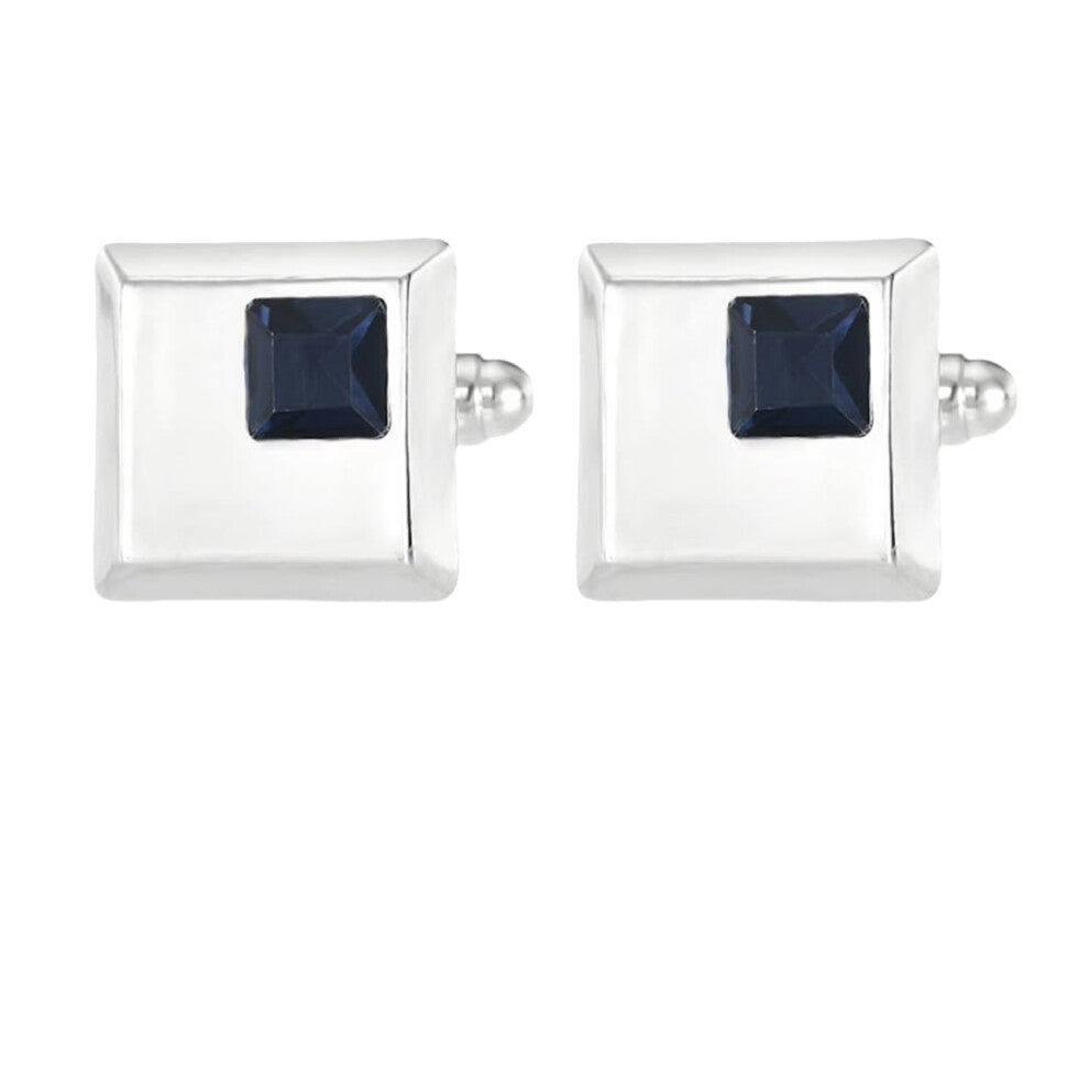 Cufflinks For Men With Square Diamonds 1 Pair High Quality Stainless Steel Cufflinks For French Shirts