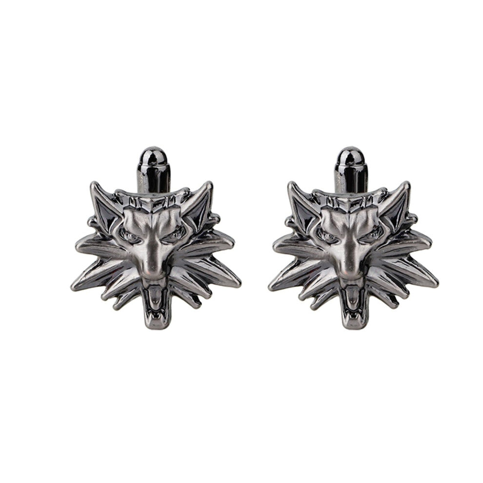 Men's Cufflinks, Silver Lapel Pin for Suits, High Quality Jewelry for Men's Shirts