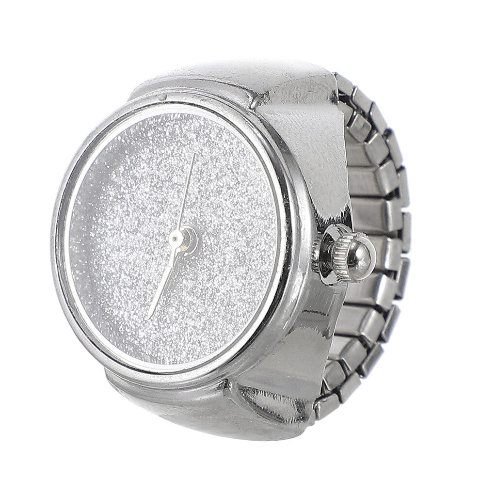Glitter Ring Watch Woman With Clock Teenager Watches Girls