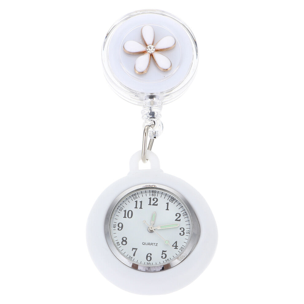 Nursing School Watch Clip On Nurse Watches White 1set For Women