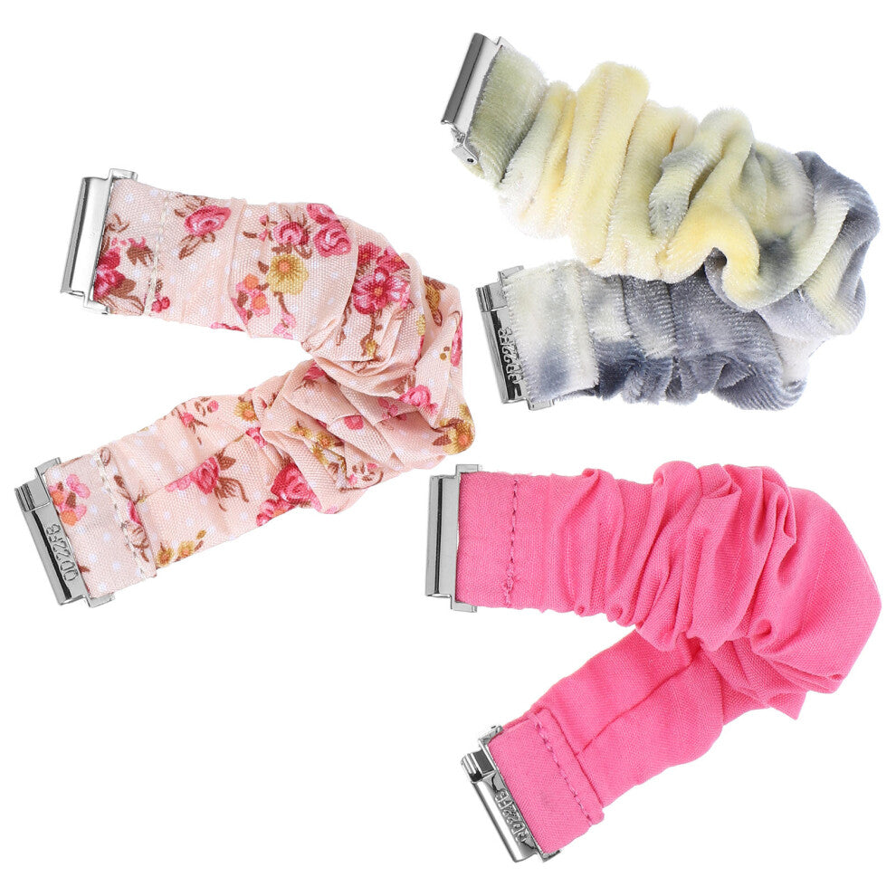 3pcs 22mm Strap Miss Metal Accessories Watch