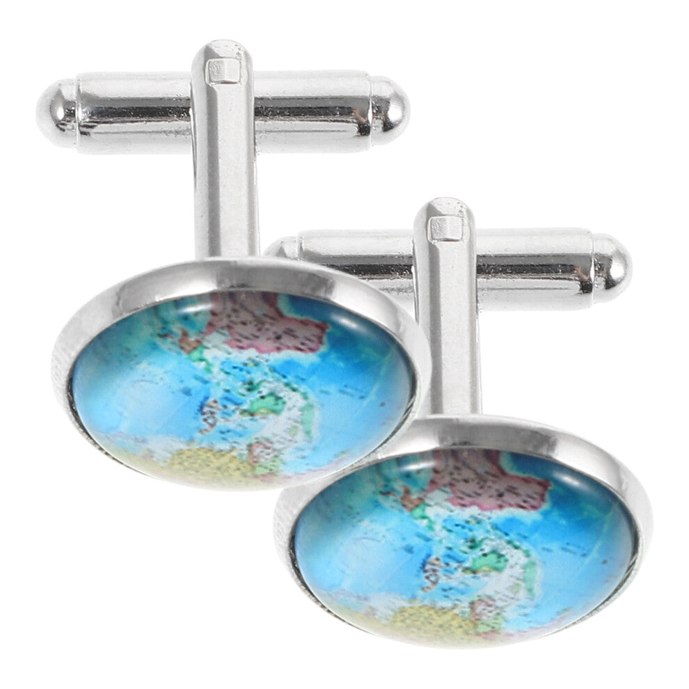 2 Pcs Shirts Cuff Buttons Men And Women Bridegroom