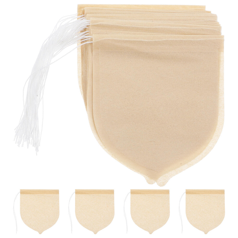 100pcs Cold Infuse Tea Bags Unbleached Mesh Strainer