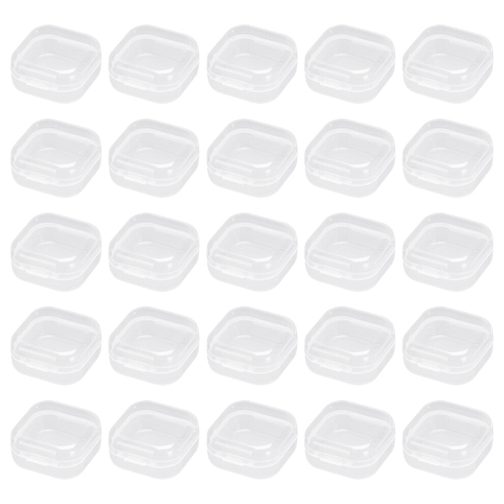 25pcs Mini Storage Box Plastic Accessories Multifunction