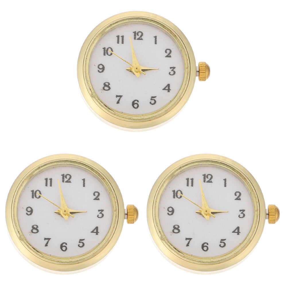 3pcs Diy Personalized Watch Casual Cloth Strap Watch Accessories