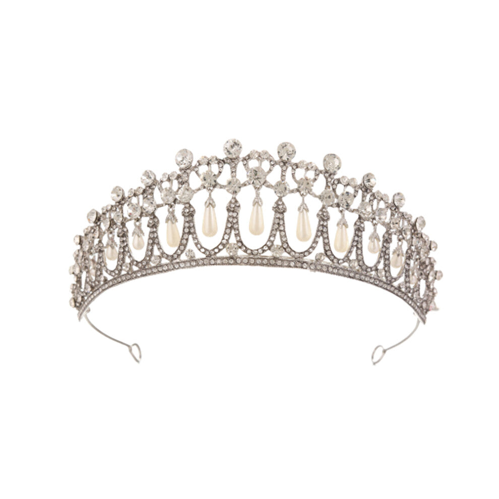 Rhinestone Hair Accessories Wedding Crown For Bride Women Headwrap