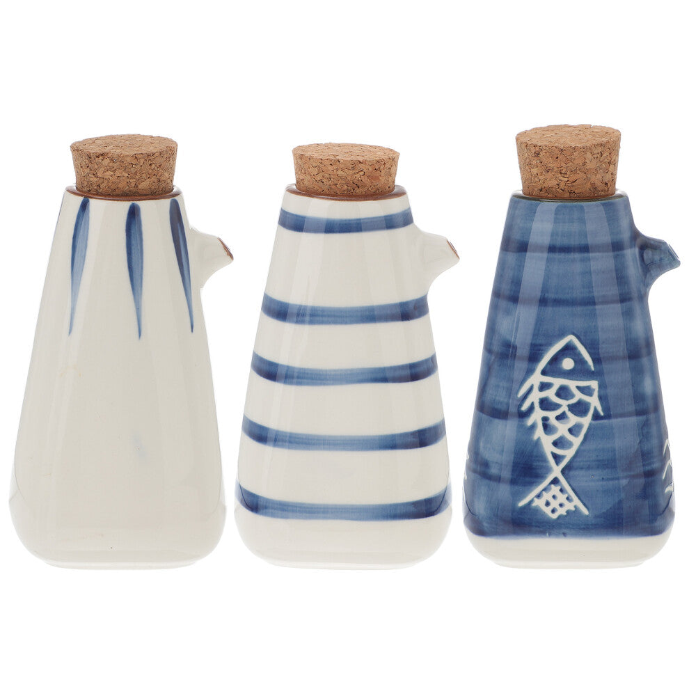 Soy Sauce Bottle Assorted Color 3pcs 5.9x3.5in
