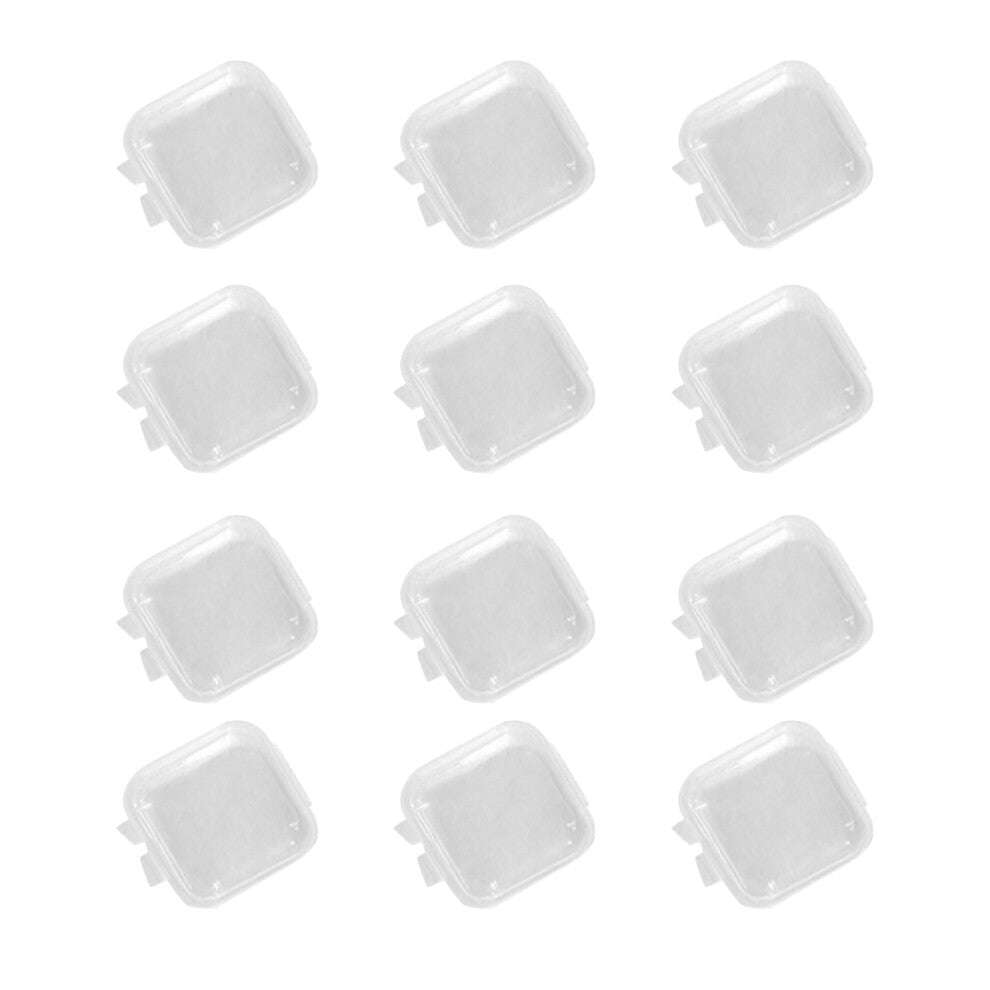 12 Pcs Plastic Jewelry Box Jewellery Storage Travel Earplug Container