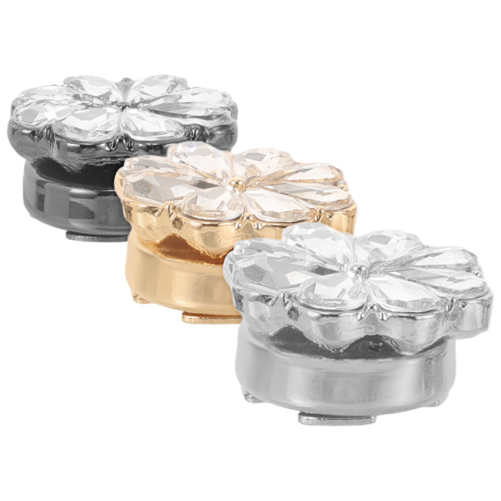 3 Pcs Cufflink Shirts For Men Dress Clips Back Cinch Man Miss