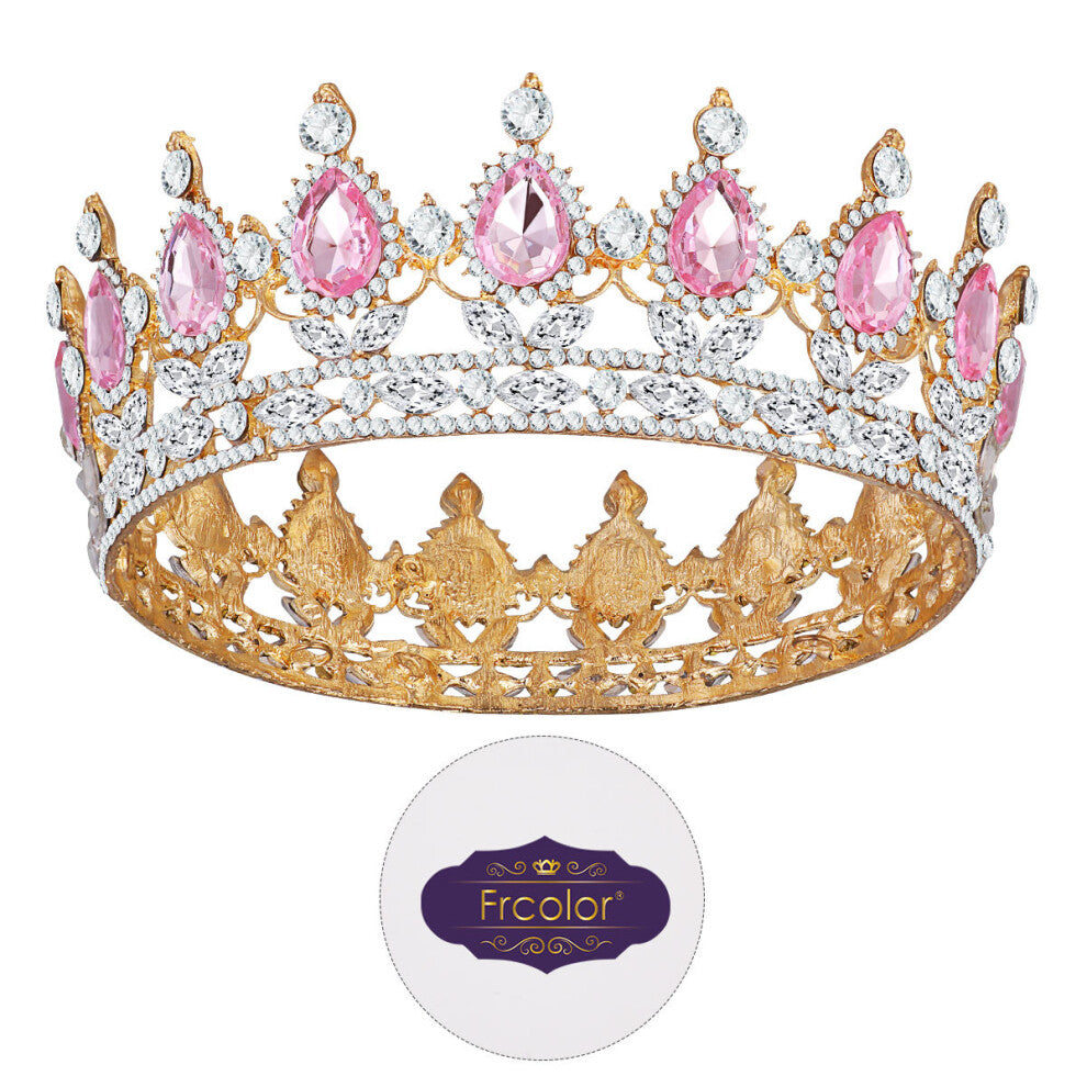 Vintage Crystal Rhinestone Bridal Crown Tiara Glittering