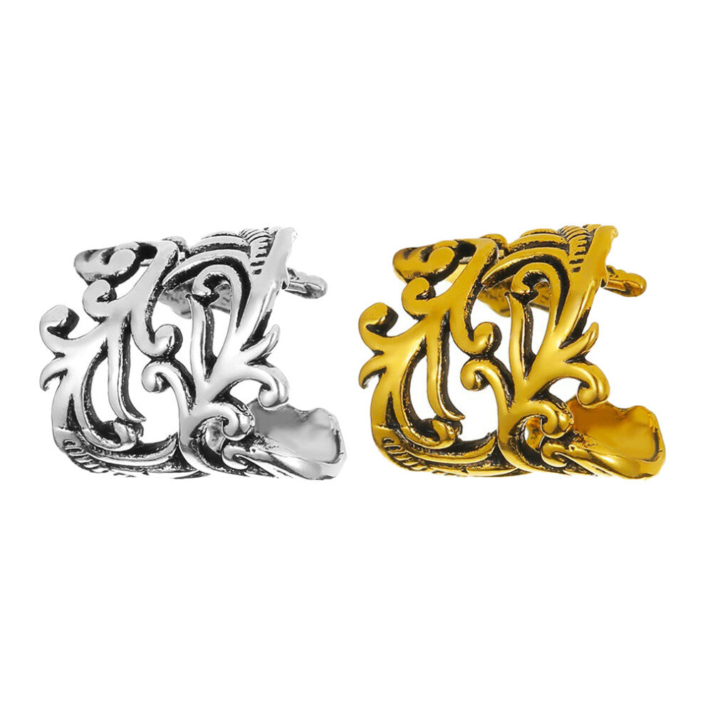 2 Pcs Fashion Ear Clips Vintage Girls Ear Clip Ear Accessories