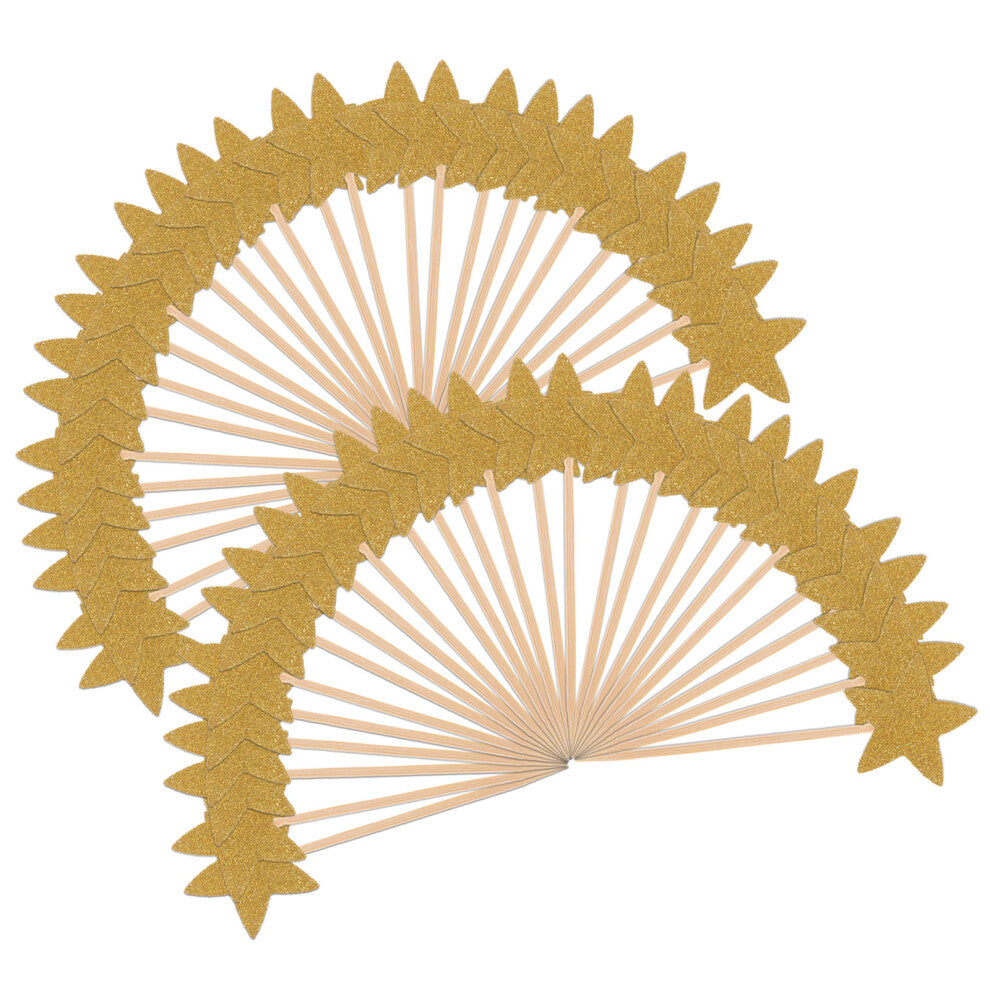 Worgeous  70 Pcs Cake Decoration Combination Glitter Toppers Child