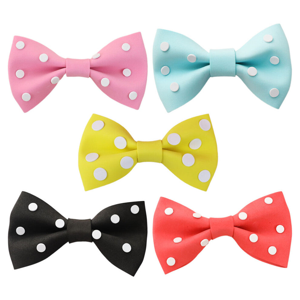 5pcs Polka Dot Bow Accessories Eva Pastry