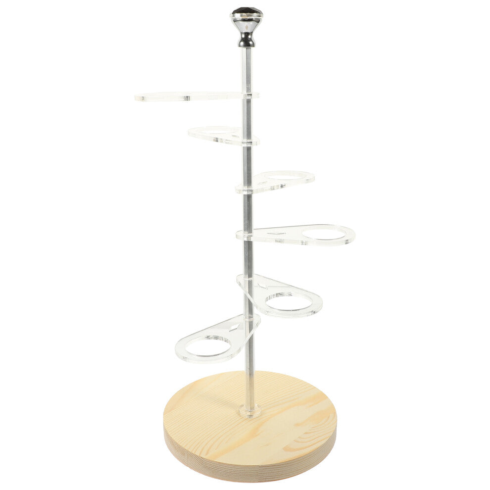 Store Ice Cream Cone Holders Acrylic Transparent 1pcs For Stores