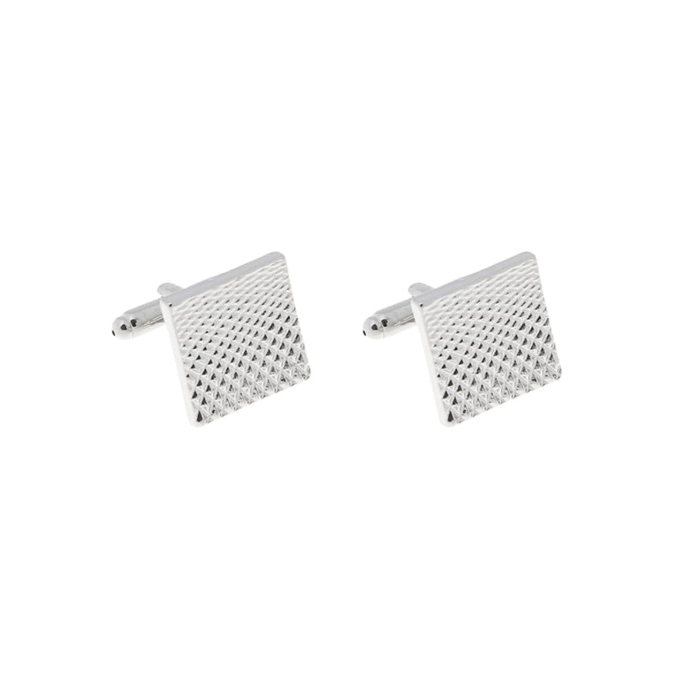 Cufflinks For Men Square Pockmarked Cufflinks Stainless Steel With French Suit