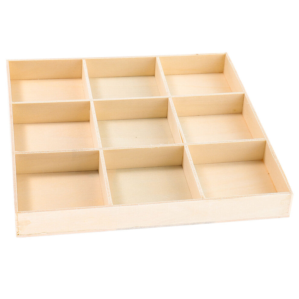 Small Wooden Box Appetizer Coffee