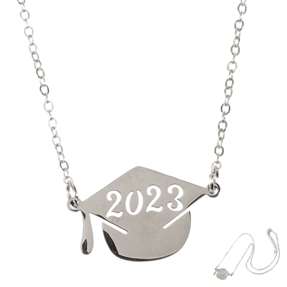 Doctorial Hat Necklace Men And Women Miss Graduation Jewellery Charms