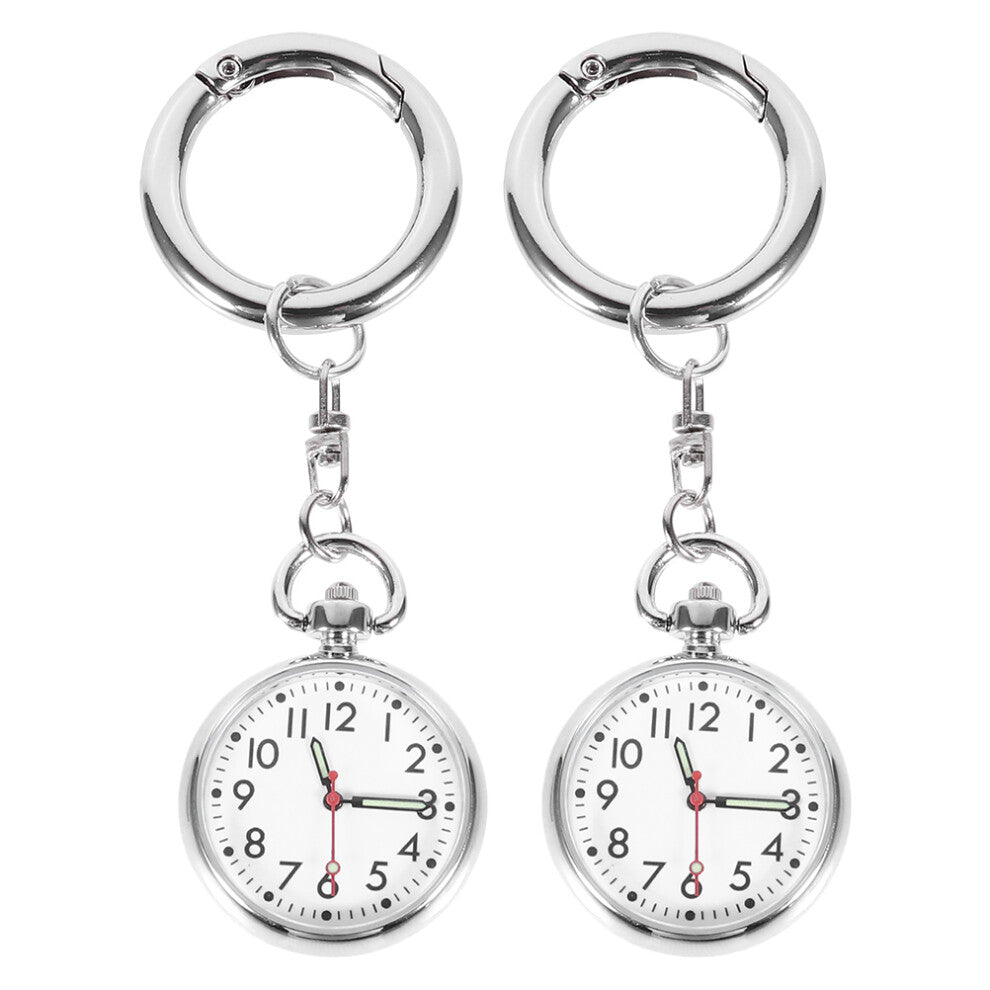 2pcs Necklace Watches For Women Portable Timing For Holiday