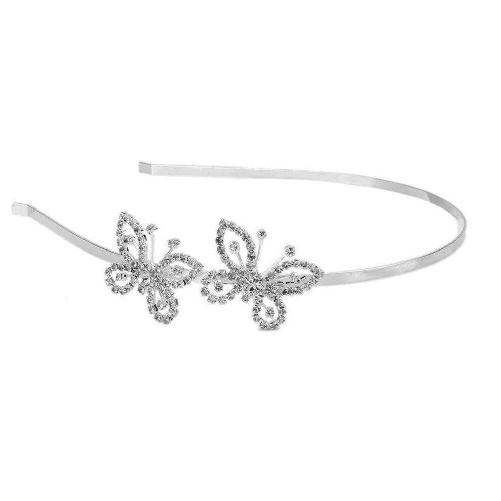 Tiara Hair Barrettes Rhinestone Accessories Bride Child