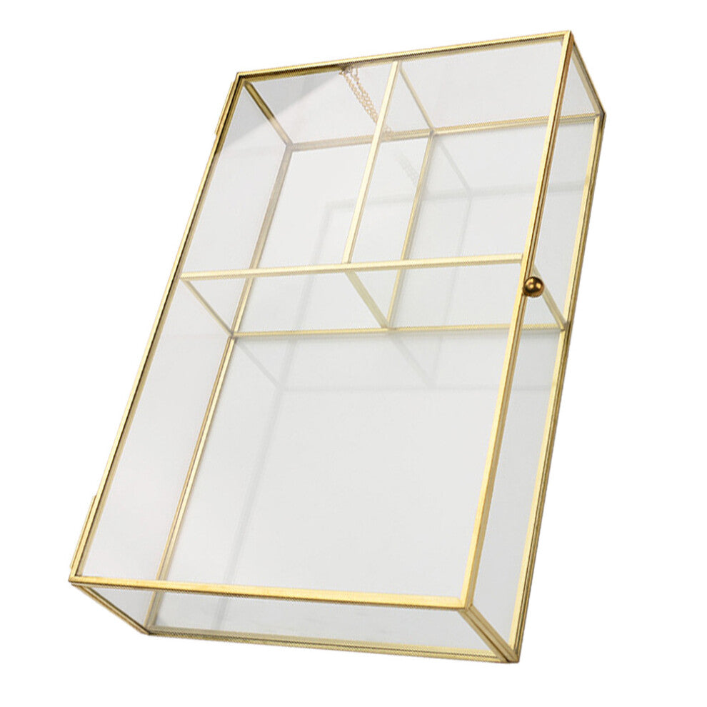 Jewelry Organizer Transparent Desktop Storage Makeup Bin Jewelrybox