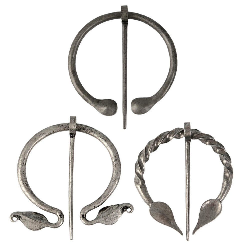 3pcs Brooch For Women Viking Style Small Accessories