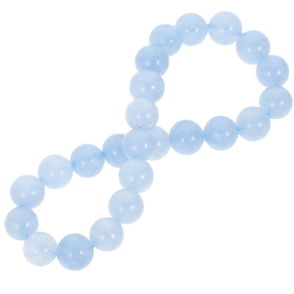 Raindrops  Humans Crystal Stone Beaded Bracelet Engagement Sky-Blue