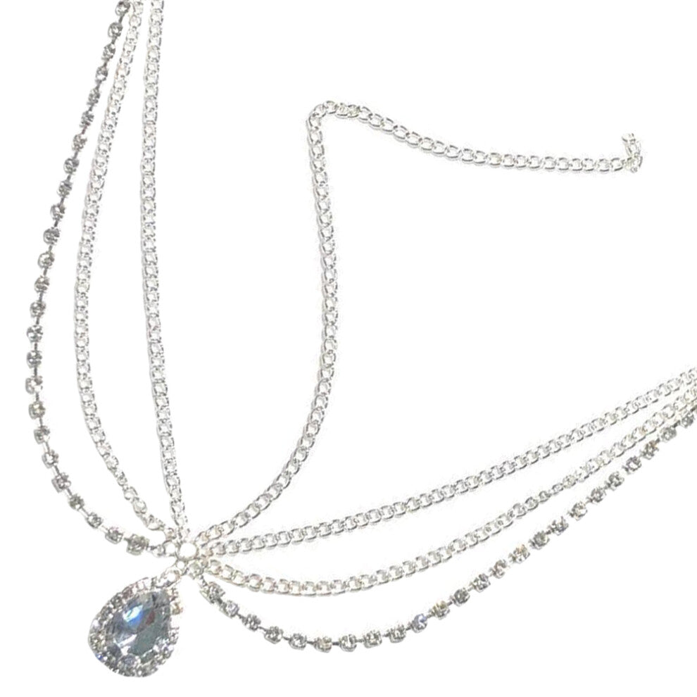 5pcs Chain Water Drop Alloy Accessories Women'S