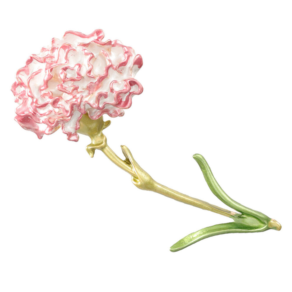 1pcs Carnation Pin Alloy Brooch Corsage For Formal Wear