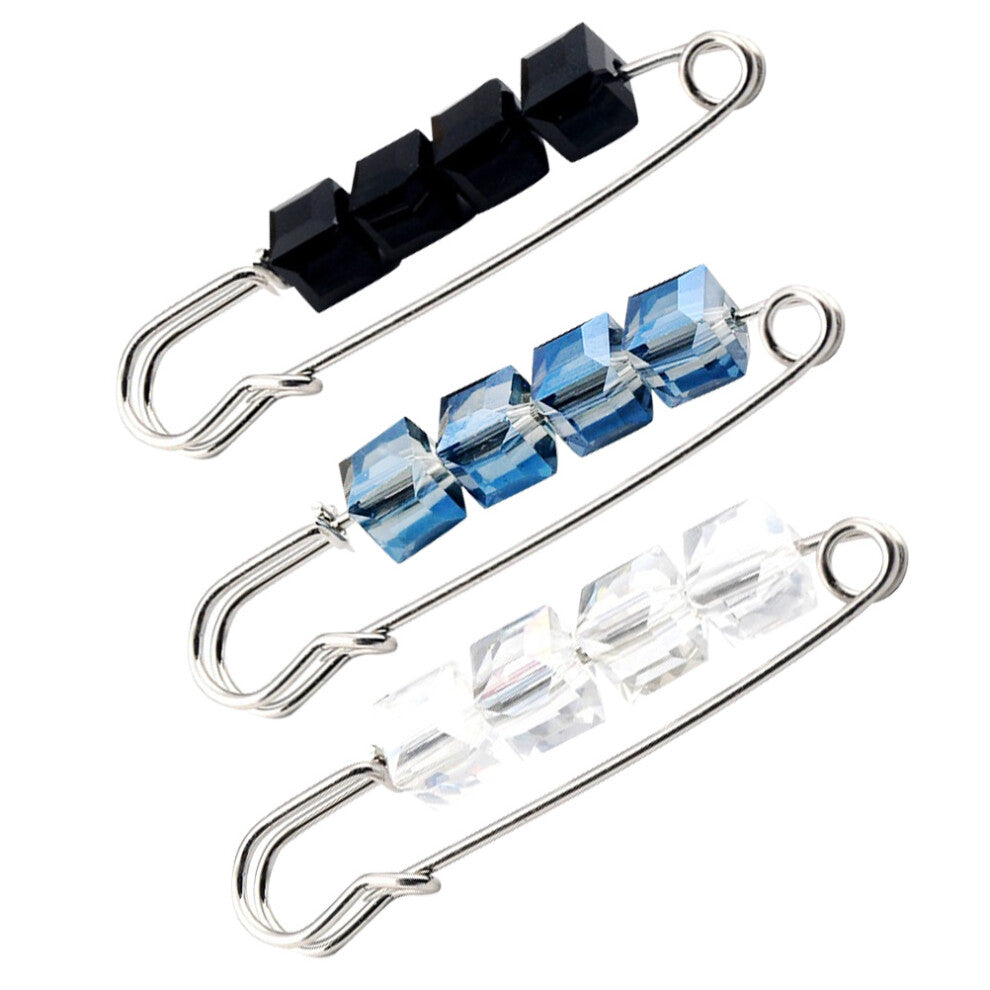 Brooch Pin To Close Cardigan Ladies Brooches Costume Jewellery Crystal